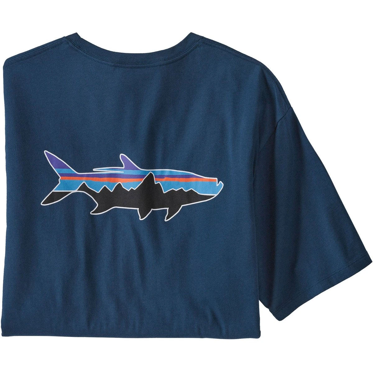 Patagonia Men's Fitz Roy Fish Organic T-Shirt 2 Patagonia Men's Fitz Roy Fish Organic T-Shirt - Image 2