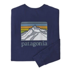 Patagonia Men's Long-Sleeved Line Logo Ridge Responsibili-Tee -Winter Menswear Store WBF22 38517 SNDB 1