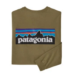 Patagonia Men's Long-Sleeved P-6 Logo Responsibili-Tee 16 Patagonia Men's Long-Sleeved P-6 Logo Responsibili-Tee -Winter Menswear Store WBF22 38518 MOKH