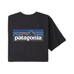 Patagonia Men's P-6 Logo Responsibili-Tee -Winter Menswear Store WBS20 38504 BLK