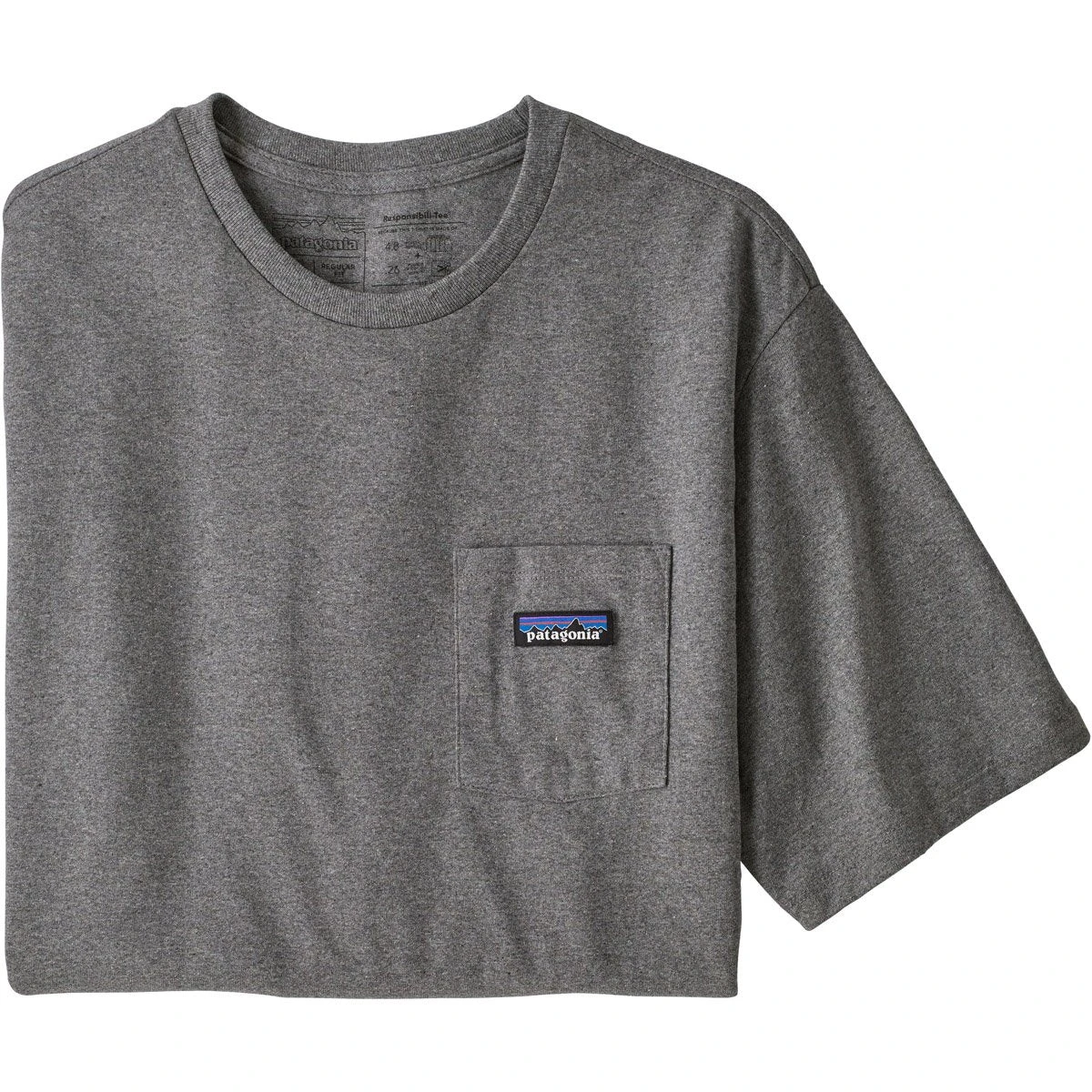 Patagonia Men's P-6 Label Pocket Responsibili-Tee 1 Patagonia Men's P-6 Label Pocket Responsibili-Tee