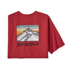 Patagonia Men's Line Logo Ridge Pocket Responsibili-Tee -Winter Menswear Store WBS22 38511 SUMR