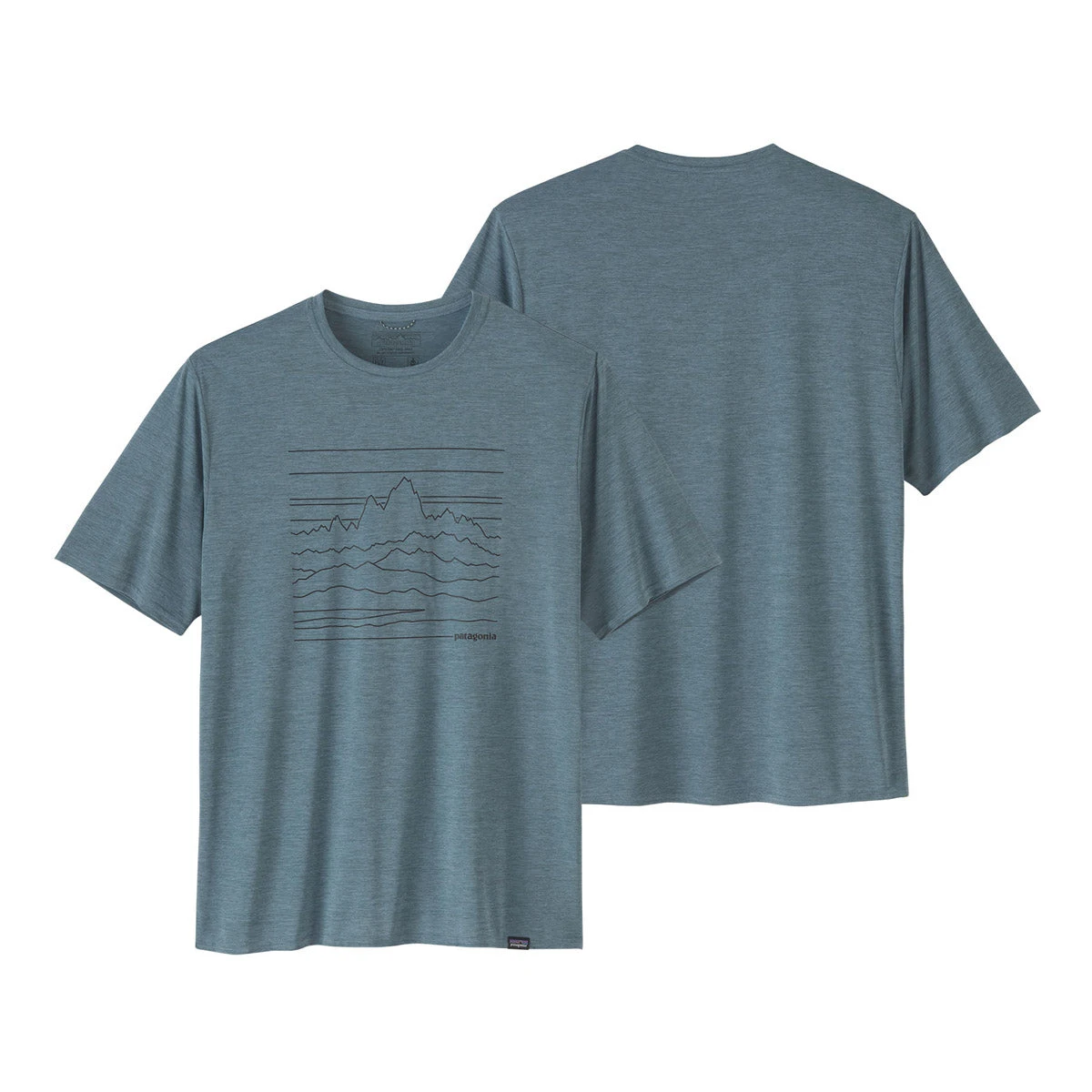 Patagonia Men's Capilene Cool Daily Graphic Shirt 3 Patagonia Men's Capilene Cool Daily Graphic Shirt - Image 3