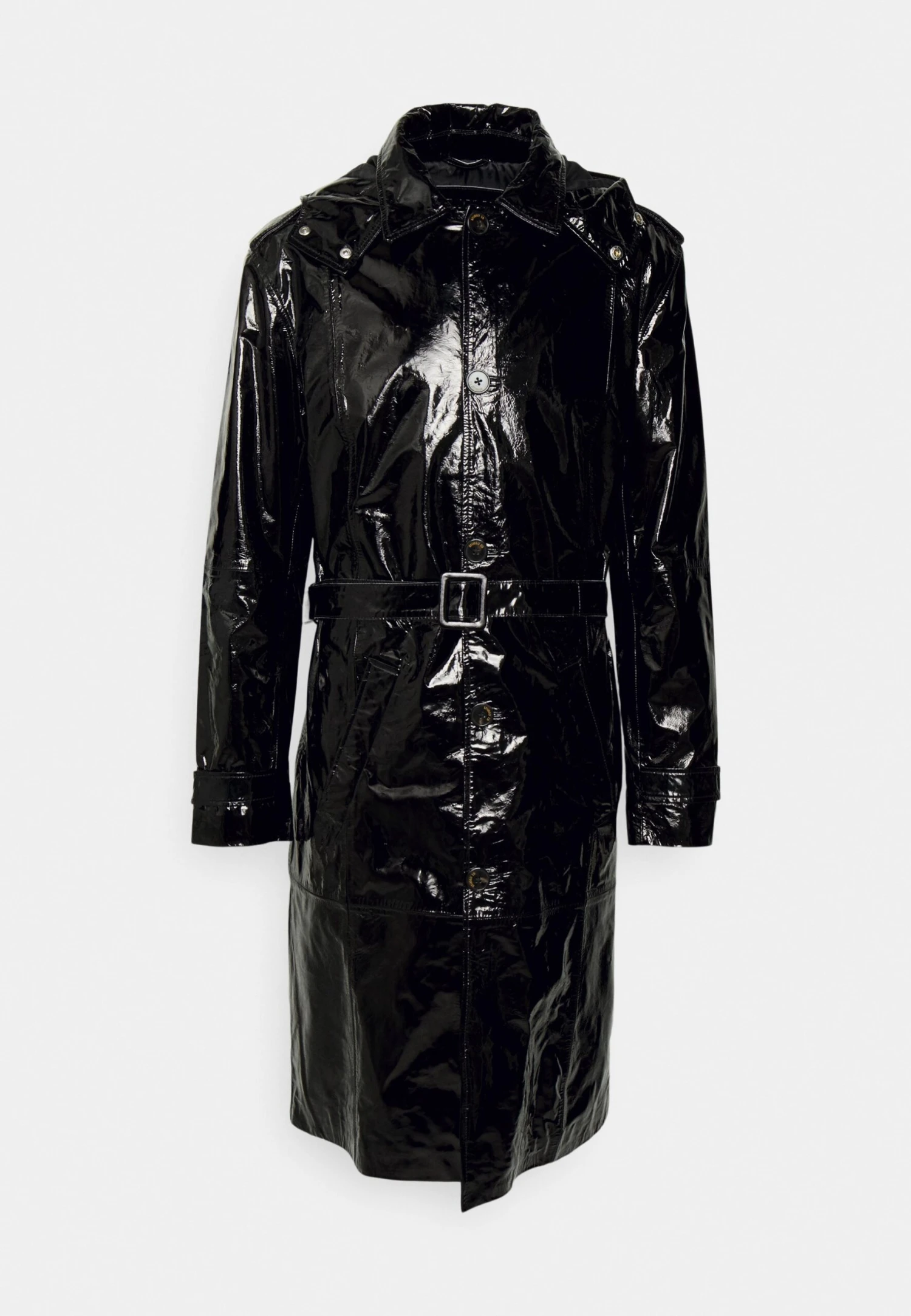 Zach - Classic Coat - Black Patent 5 Zach - Classic Coat - Black Patent - Image 5