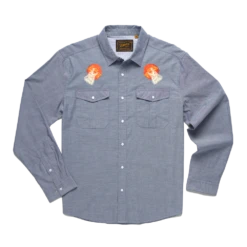 Men's Gaucho Snapshirt -Winter Menswear Store bark