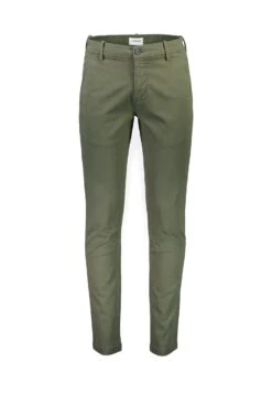 Lindbergh Slim Fit Superflex Pants - Chinos - Dk Army -Winter Menswear Store c17153d3dd024983a6717d6c28a5a4f3