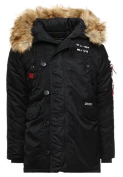 Alpha Industries Airborne - Winter Coat - Black -Winter Menswear Store c301be6b061b48468505f64bb0ca84c9
