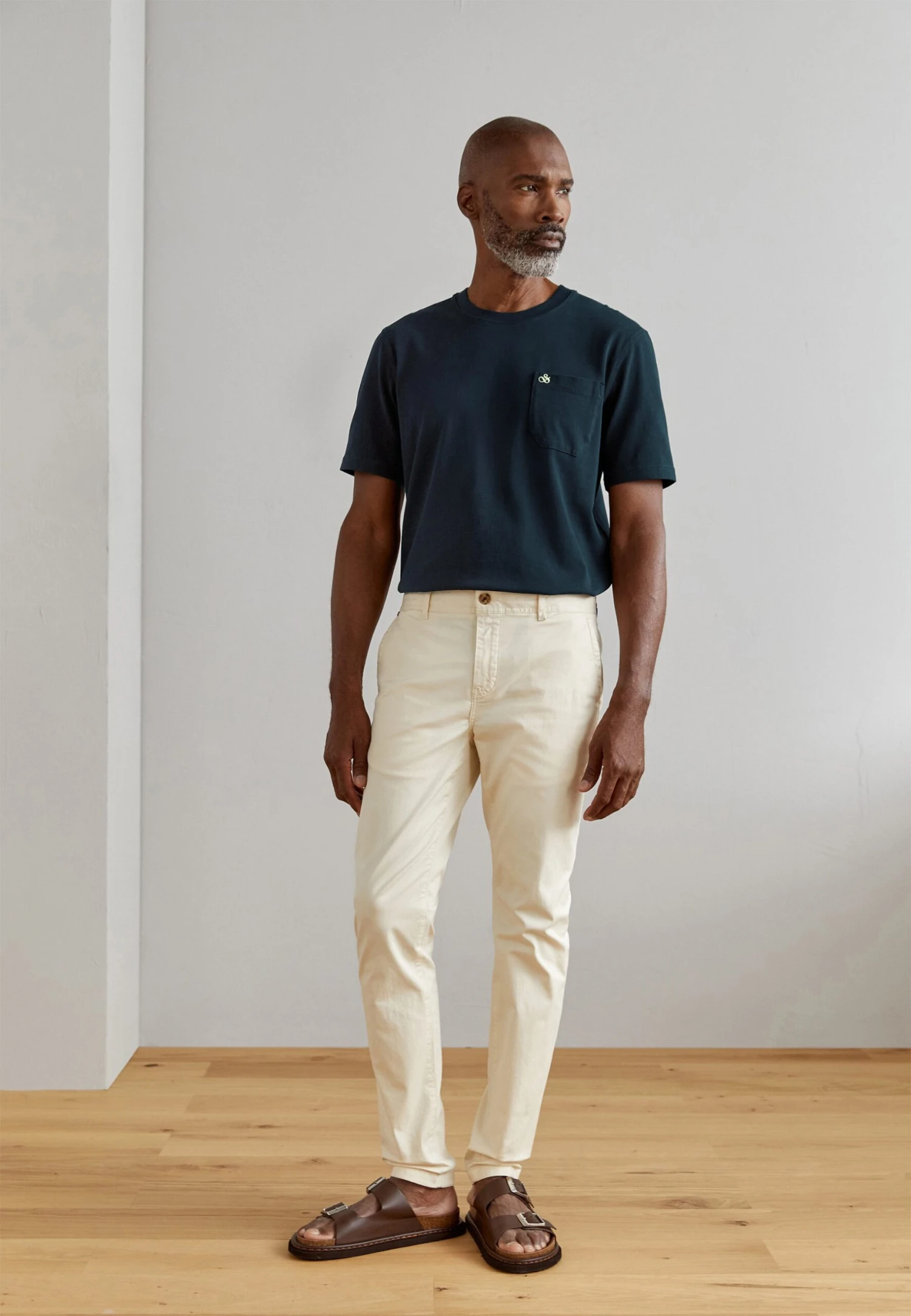 Scotch & Soda Essentials Stretch - Trousers - Sand 2 Scotch & Soda Essentials Stretch - Trousers - Sand - Image 2