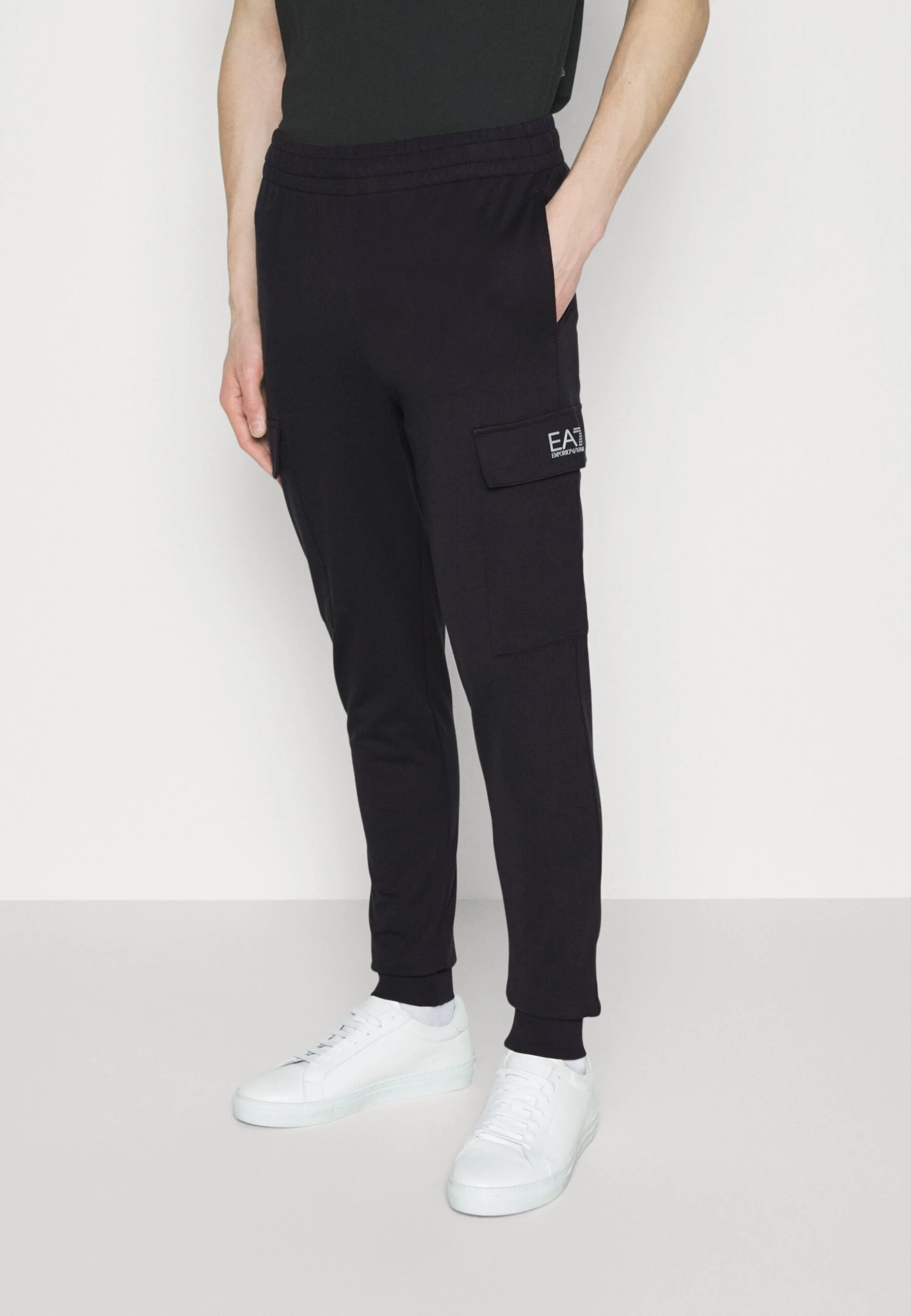 EA7 Emporio Armani Trouser - Tracksuit Bottoms - Dark Blue 1 EA7 Emporio Armani Trouser - Tracksuit Bottoms - Dark Blue