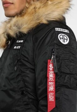 Alpha Industries Airborne - Winter Coat - Black -Winter Menswear Store e408900ef7464ed7aaa0ed77f77edfbb