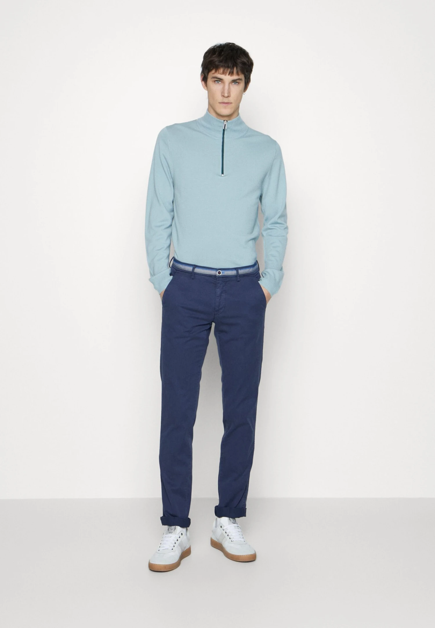 MASON'S Chinos - Blue 2 MASON'S Chinos - Blue - Image 2