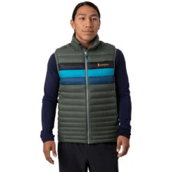 Cotopaxi Men's Fuego Down Vest 5 Cotopaxi Men's Fuego Down Vest -Winter Menswear Store f21 m fuego vest spruce stripes front
