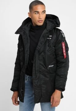 Alpha Industries Airborne - Winter Coat - Black -Winter Menswear Store f2a0c564a67c4d578a3613838a50525b