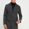 Pier One Classic Coat - Mottled Grey