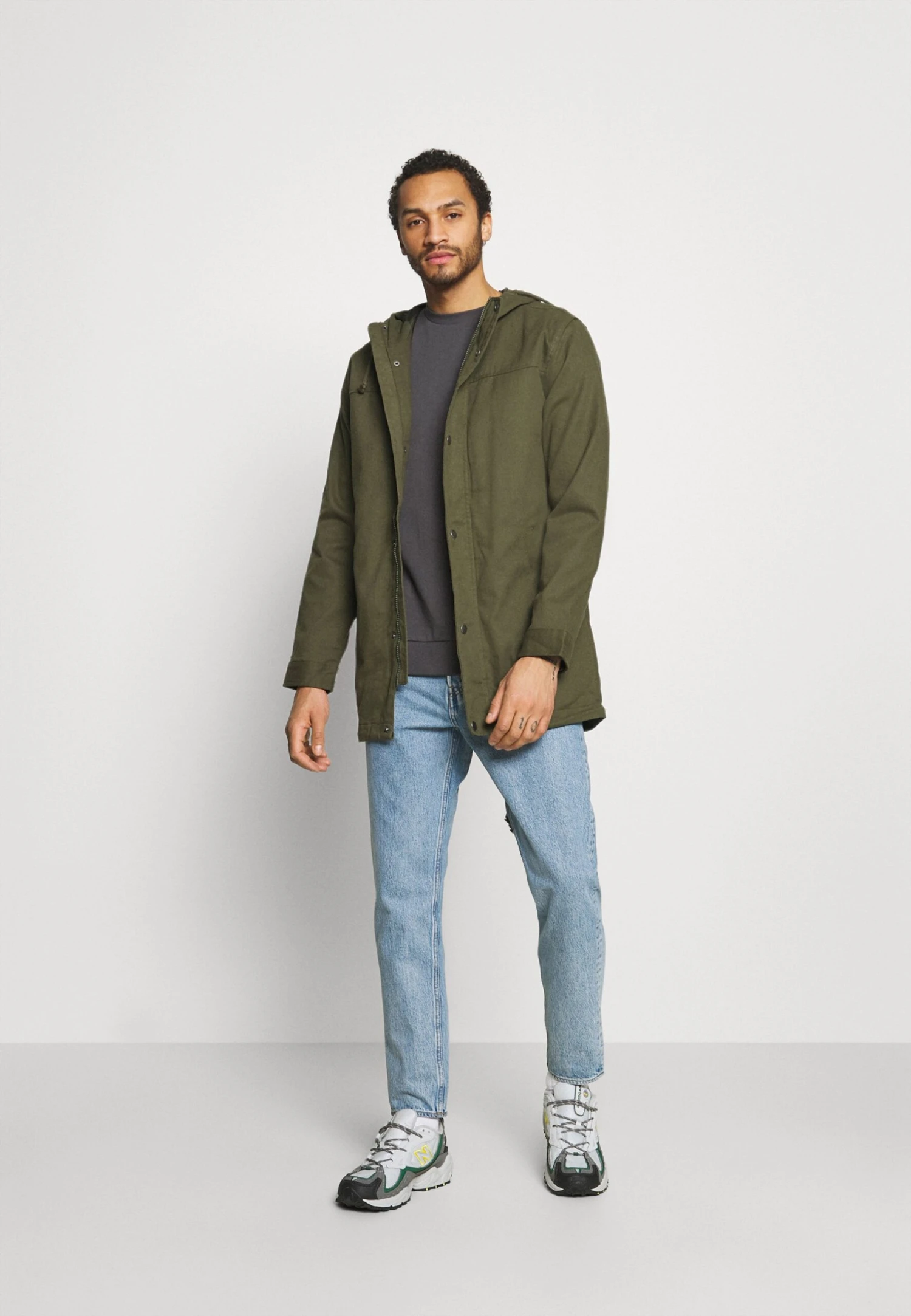 Only & Sons Onsalex Spring - Parka - Olive Night 2 Only & Sons Onsalex Spring - Parka - Olive Night - Image 2