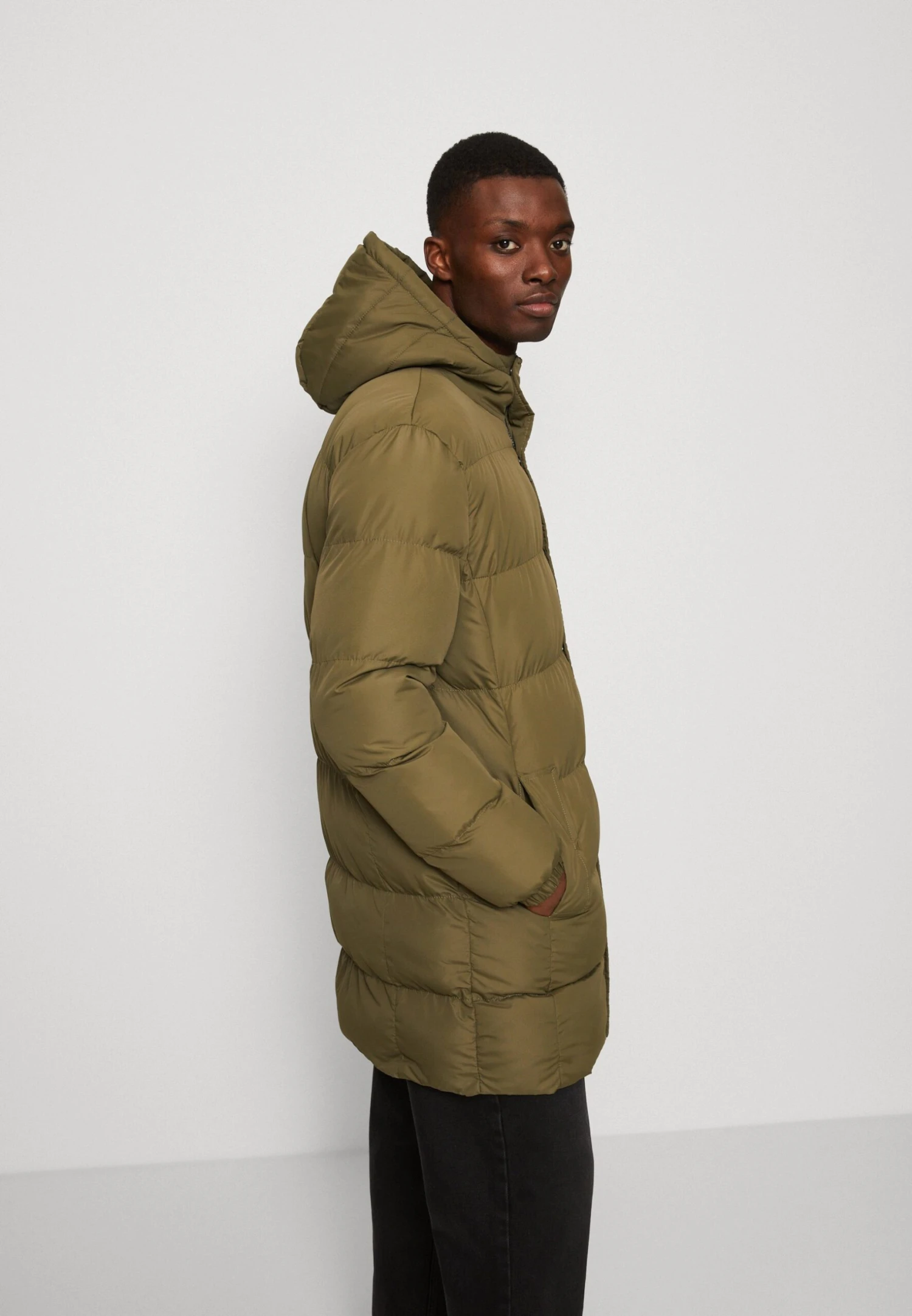 Long Parka Jacket - Winter Coat - Khaki 4 Long Parka Jacket - Winter Coat - Khaki - Image 4