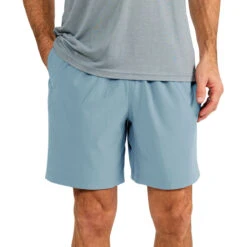 Men's Lined Breeze Short - 7.5" 14 Men's Lined Breeze Short - 7.5" -Winter Menswear Store lined breeze short blue fog men bottom 1