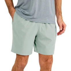 Men's Lined Breeze Short - 7.5" 15 Men's Lined Breeze Short - 7.5" -Winter Menswear Store lined breeze short green haze men bottom 1