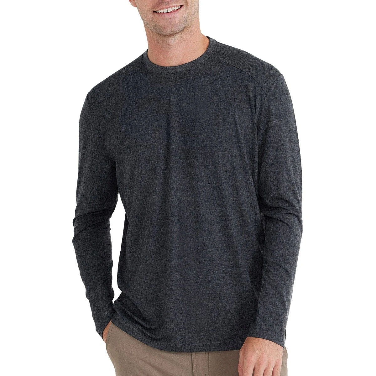 Men's Bamboo Midweight Long Sleeve 9 Men's Bamboo Midweight Long Sleeve - Image 9